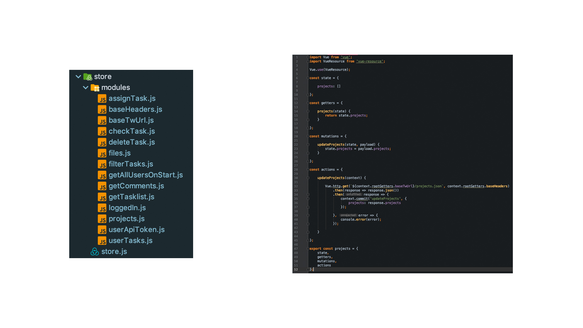 Vuex structure - Vue.js - Bornfight Blog